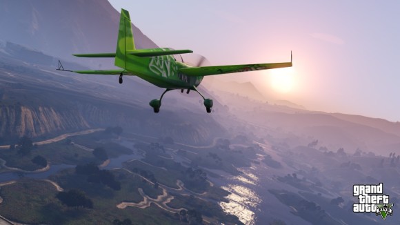 Avião verde GTA V
