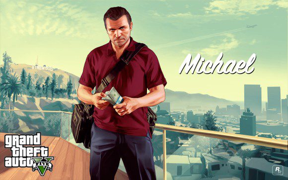 Artwork do Michael do GTA V