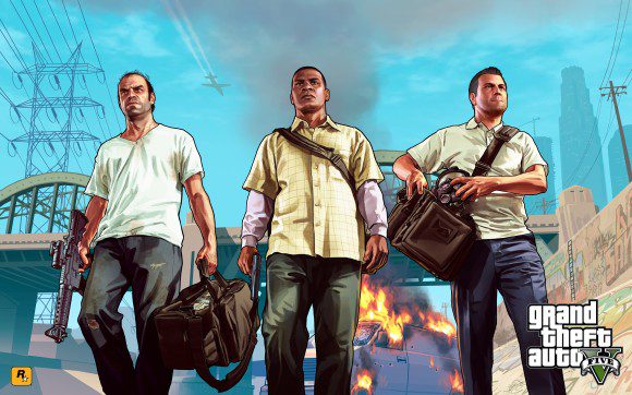 Artwork do Trevor Franklin e Michael do GTA V