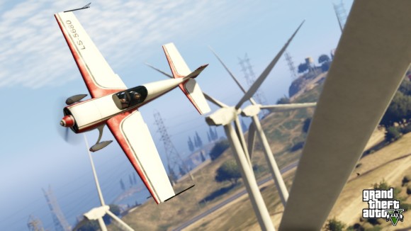 Avião acrobático no GTA V