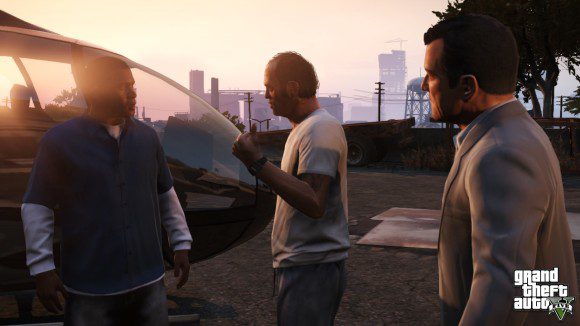 Franklin, Trevor e Michael do GTA V