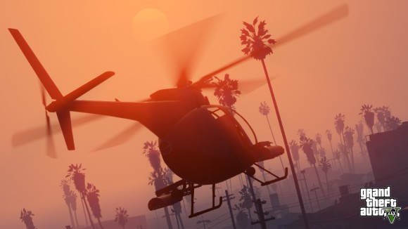 Screenshot do Helicóptero Buzzard do GTA V