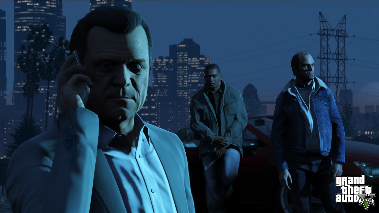Michael, Franklin e Trevor reunidos GTA 5