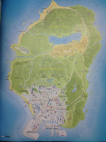 mapa GTA V