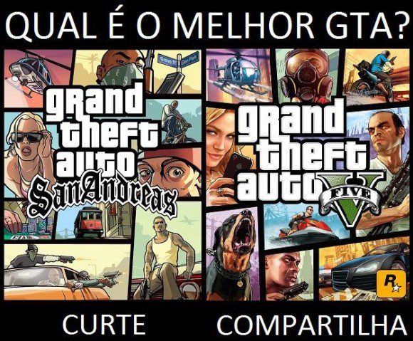 GTa San Andreas vs. GTA V