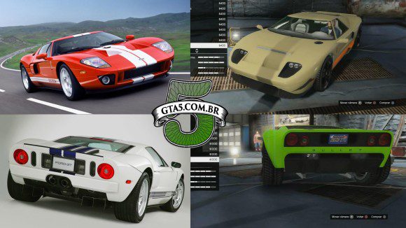 Vapid Bullet e Ford GT GTA V