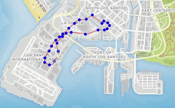 Mapa Aeroporto do GTA V - GTA 5