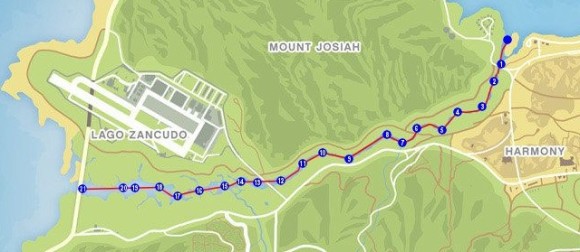 Mapa Raton Canyon GTA V