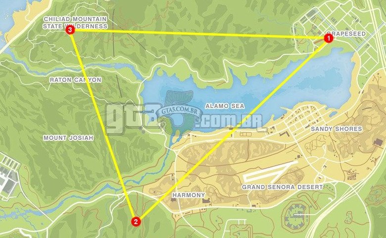 Mapa Trafico Aereo 1 GTA V - GTA 5