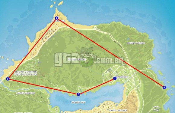 Mapa Trafico Aereo 3 GTA V