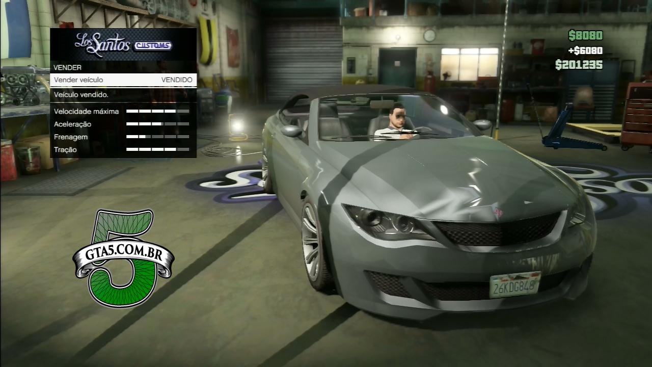 Roubando e vendendo carro no GTA Online - GTA 5