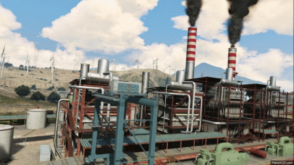 Gif de usina de gas do GTA V