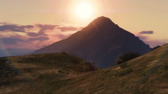 Gif do Mount Chiliad do GTA V