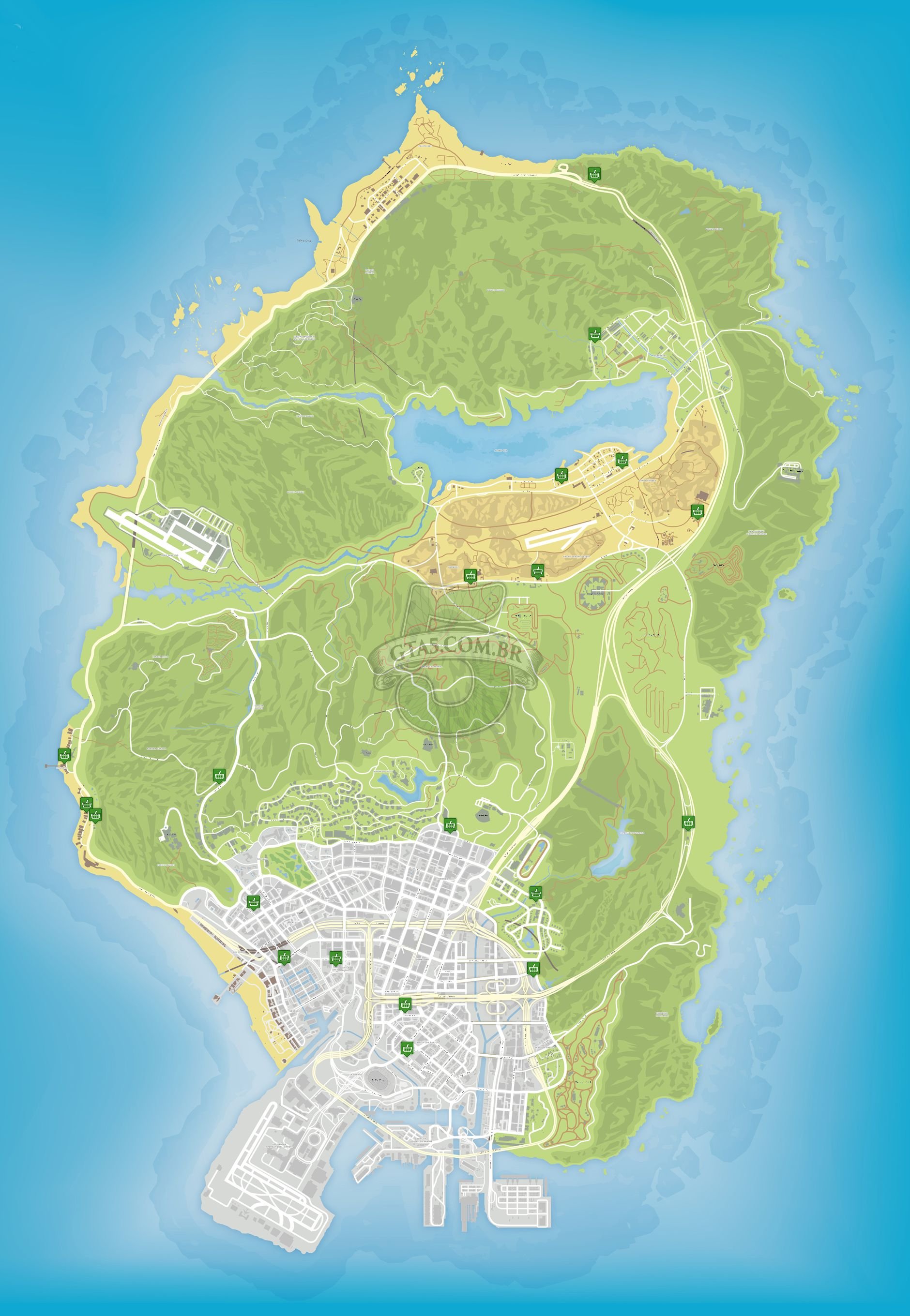 GTA Brasil Team - Desvendando o universo Grand Theft Auto: Mapa dos Buquês  de Flores