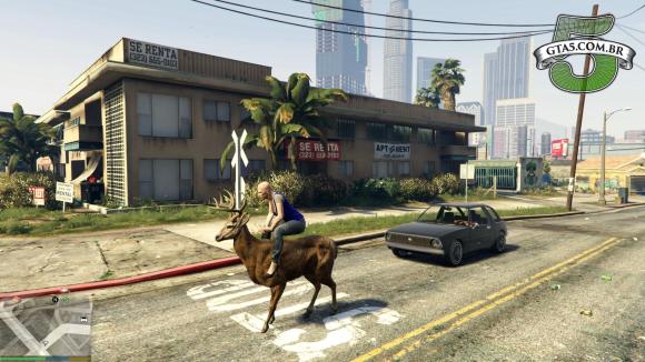 Mod de cavalgar no veado para GTA V de PC