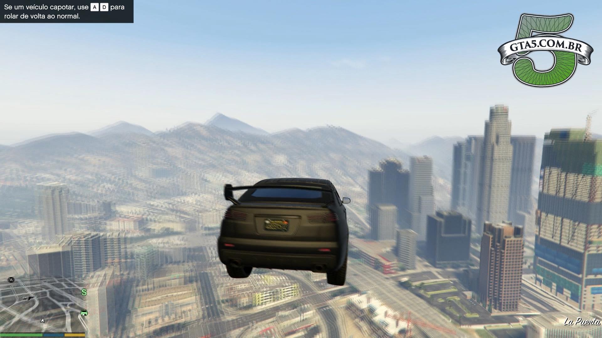 CODIGO Carro Voador GTA San Andreas / Carro Voando Pela Cidade