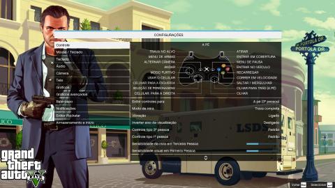 Controles do GTA 5 de PC