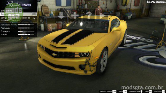 Mod Chevrolet Camaro SS 2010 para GTA V 10