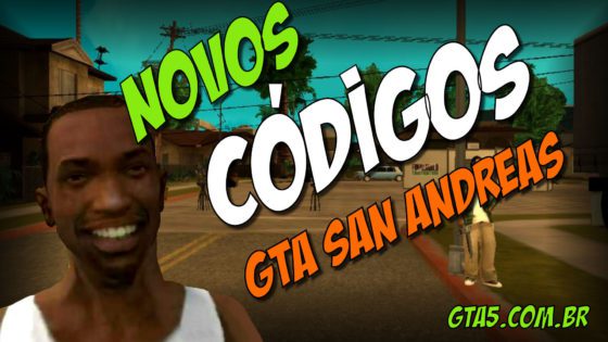 novos código do gta san de android (de teclado) 